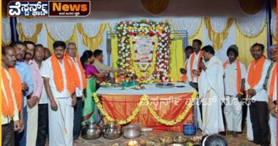 ಶಾಮ್ ಆಸ್ಪತ್ರೆ ಬಳಿಯ ನಿವಾಸಿಗಳು ಶ್ರೀ ರಾಮ ದೇವರಿಗೆ ವಿಶೇಷ ಪೂಜೆ,